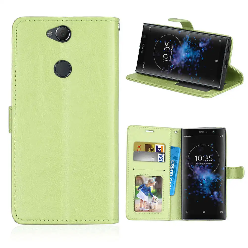 Чехол накладка на заднюю панель кожаный магнитный кошелек чехол для телефона s sony