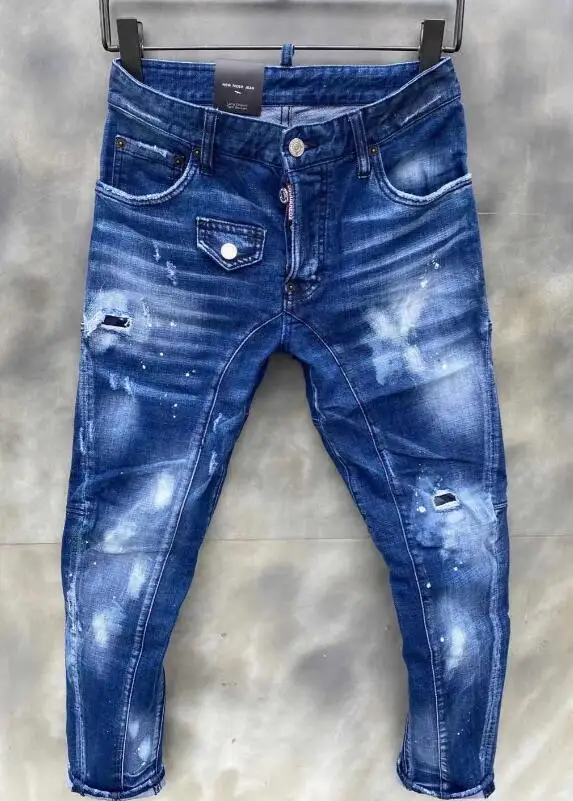 

Original 2021 New classic,Authentic DSQUARED2,Retro,Italian brand ,Top-Men Jeans,locomotive,Jogging jeans T132 clothes