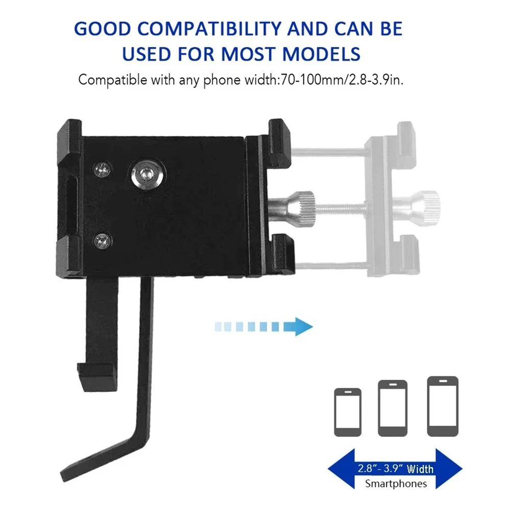 

Aluminum Alloy Bicycle Handlebar Phone Mount GPS Holder Motorcycle Stand Bracket