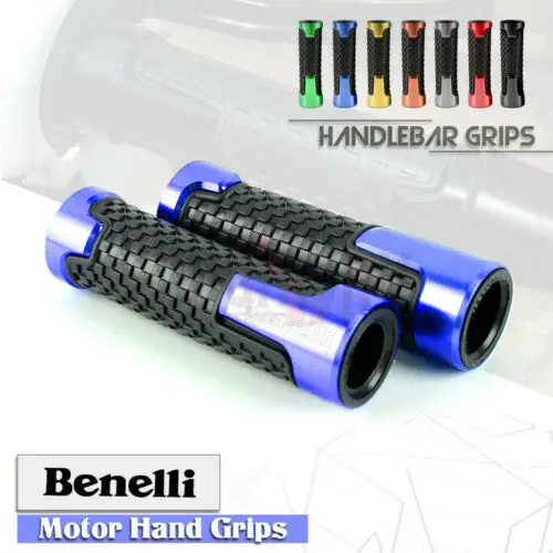 

7/8"22mm Motorcycle Accessories Universal CNC Aluminum+Rubber Handle Grips for Benelli TRK502 TRK502X TNT125 TNT135 BJ500