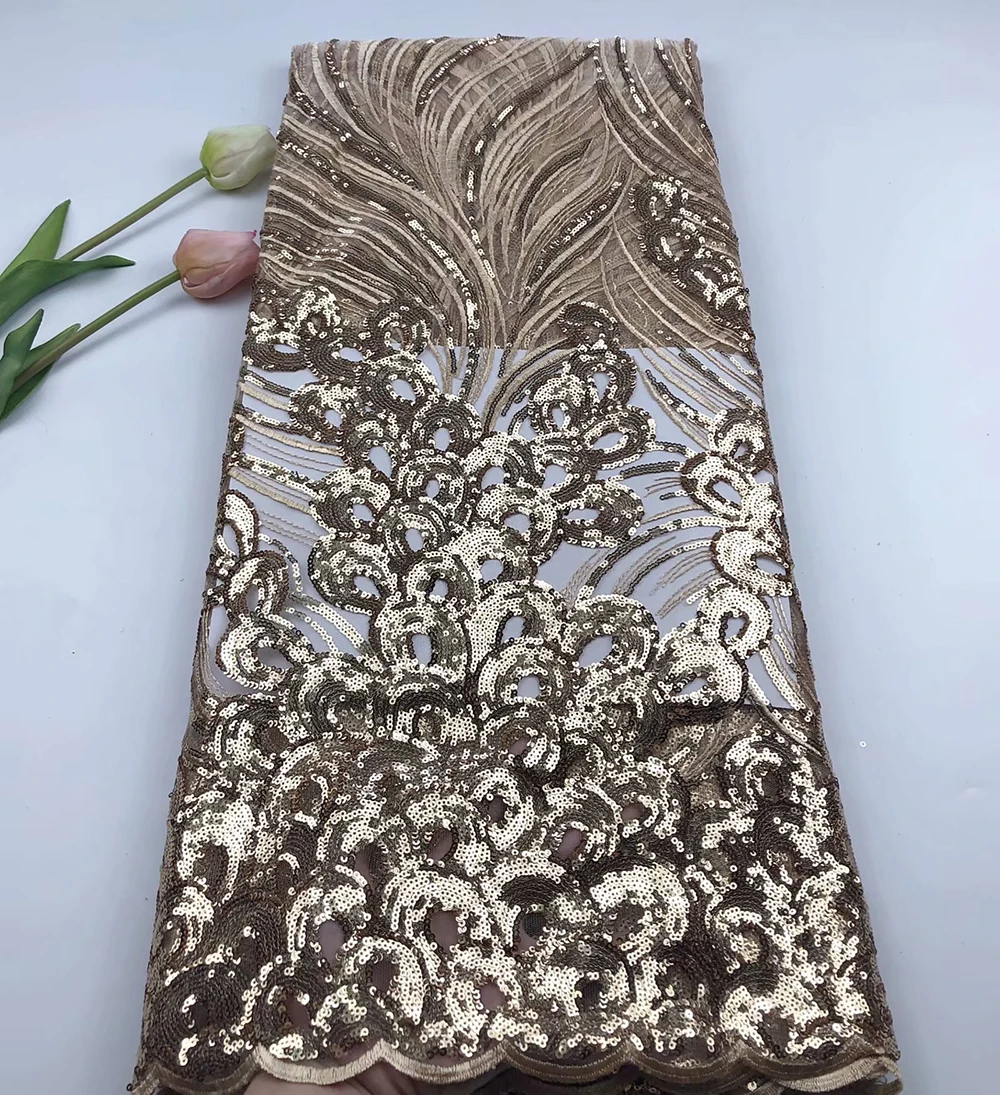 Новое поступление африканская французская чистая кружевная ткань вышивка