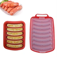 sausage maker silicone mold diy hot dog handmade ham sausage mould kitchen making and refrigerated kitchen accessories
