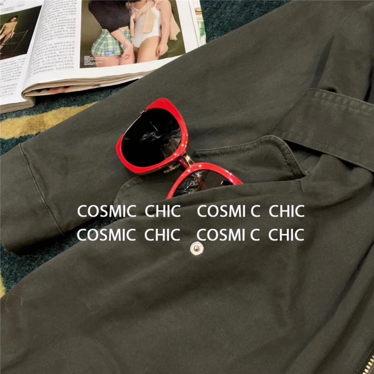 Cosmicchic Женские повседневные длинные штаны, рубашка, комбинезон с длинным рукавом, цельный нагрудный ремень, Рабочие комбинезоны, комбинезоны, модные комбинезоны