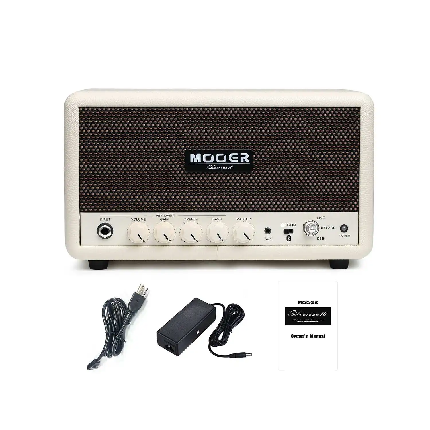 

MOOER SilverEye10 Multi-function Desktop Speaker Stereo HiFi BIuetooth Player Speaker Guitar Bass Amplifier Musical Instruments