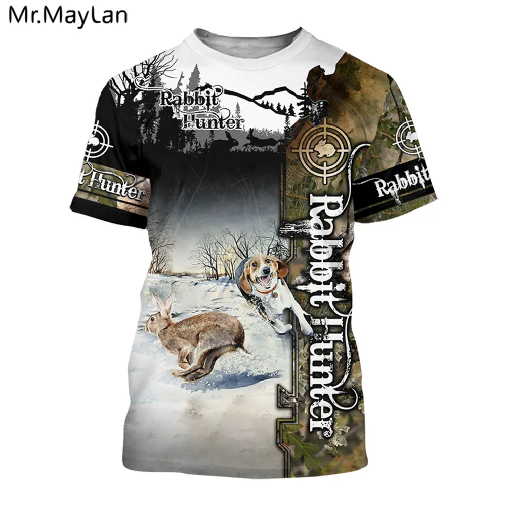 

2020 Summer Men Board Shorts 3D Print Rabbit Hunter Fashion Men's Bermuda Beach Trousers 6XL 7XL Quick Dry