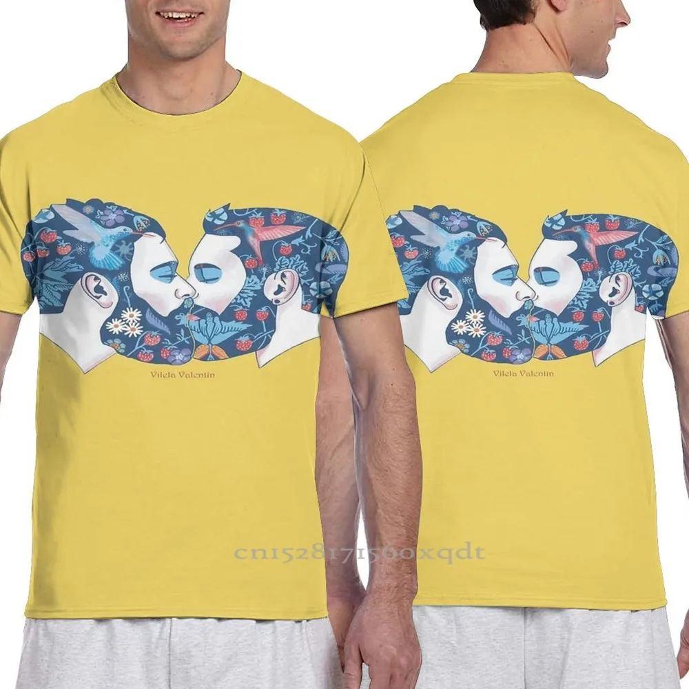 Мужская и женская футболка с принтом B Rte In Der Liebe модная коротким рукавом для