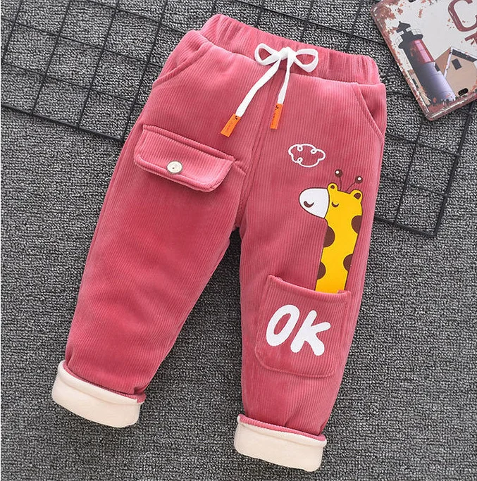 

Baby Boys Girls Winter Legging Autumn Fashion Velvet Keep Warm Legging Casual Fleece Pants