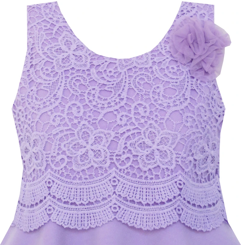 Girls Dress Princess Worsted Winter Christmas Lace Purple 2020 Summer Wedding Party Dresses Girl Clothes Pageant Sundress | Детская