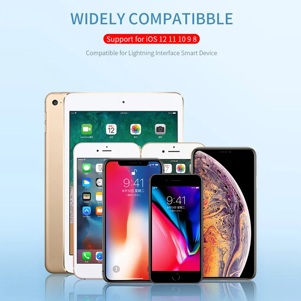 3 шт./партия кабель для мобильного телефона для iPhone 7 plus, USAMS USB кабель для передачи данных для iPhone X 8 7 6 5S se кабель для зарядного устройства для iPad 8-контактный кабель