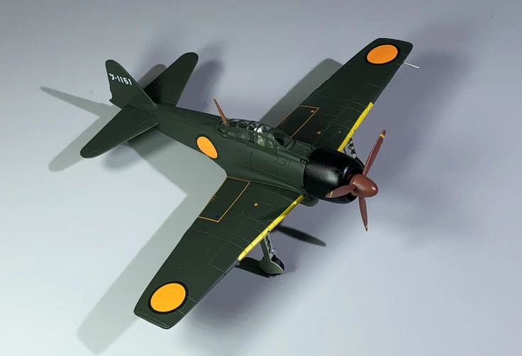 1:172 1/172 масштаб WWII Япония A6M Zero FighterPlane литой металлический самолет модель самолета
