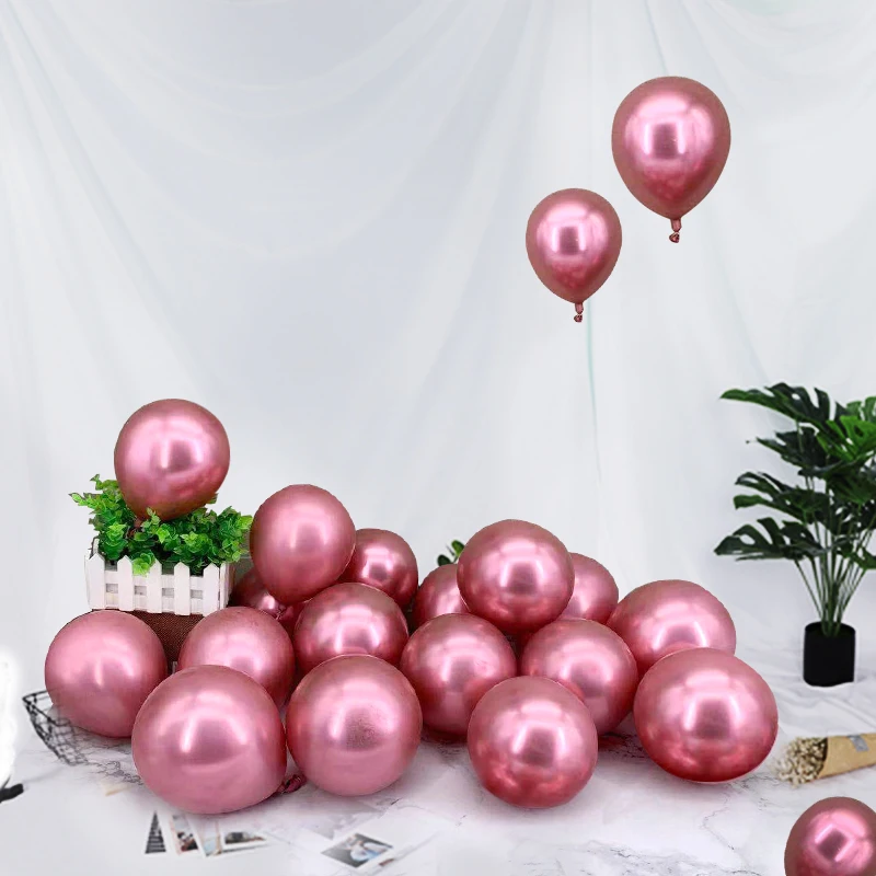 

96pcs Morandi Peach Balloon Garland Arch Kit Chrome Rose Gold 4D Ballon for Baby Shower Wedding Birthday Party Decor Globos