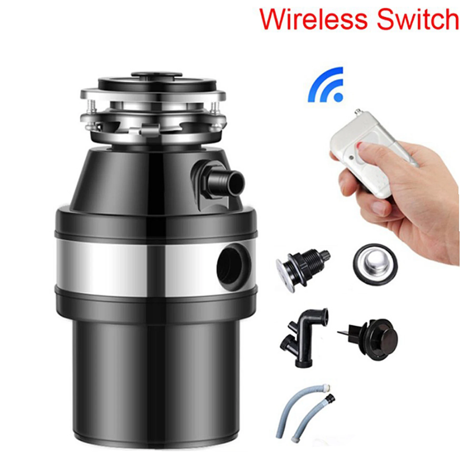 

Electric Garbage Processor Food Waste Disposer Sewer Sink Machine 2600rpm