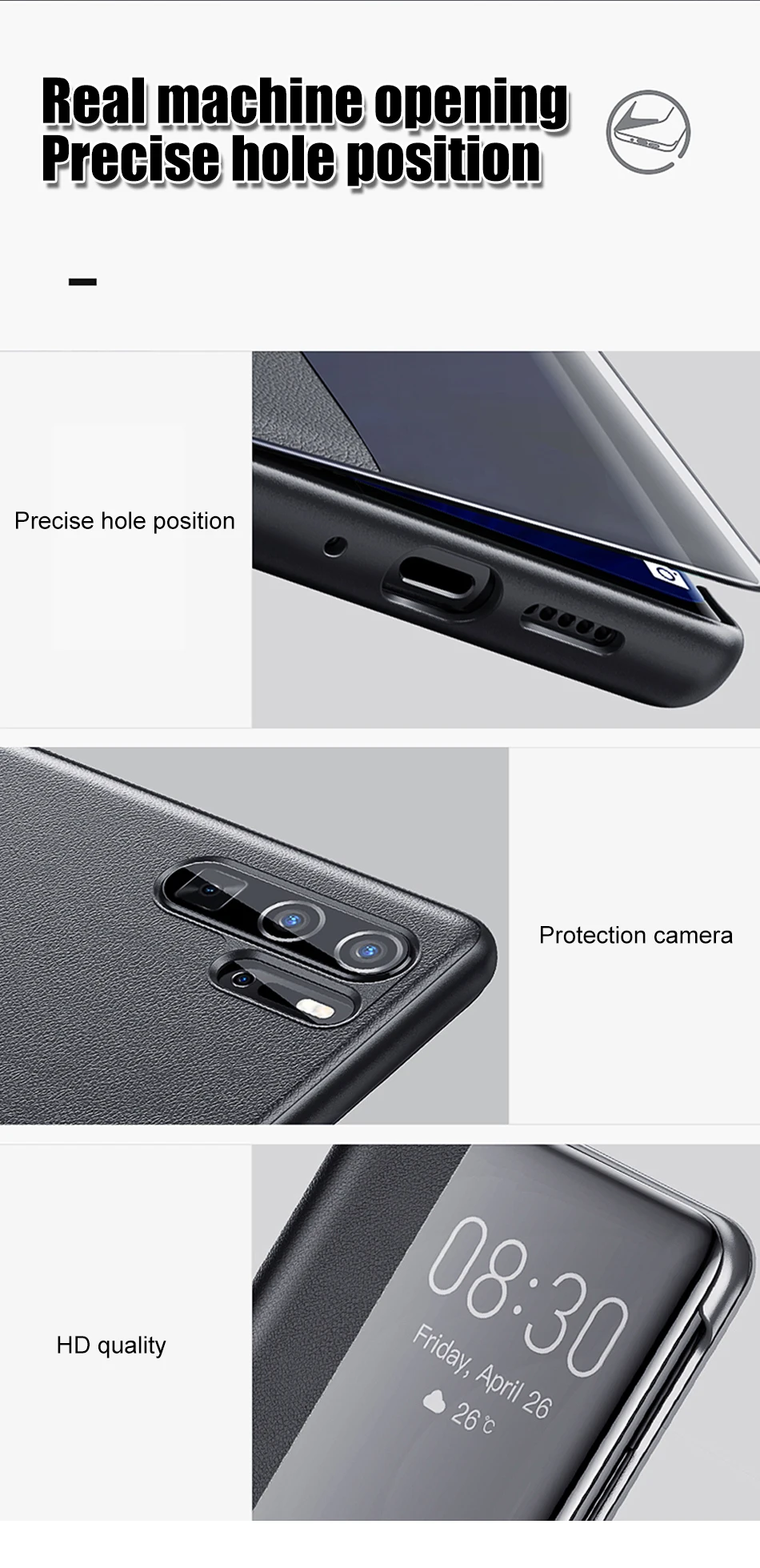 Роскошный кожаный флип-чехол для huawei P30 P20 Lite Pro Honor 8x противоударный чехол для huawei mate 20 Pro 20 X Smart View чехол