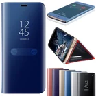 Чехол-книжка для Xiaomi Redmi Note 9, 9 s, 8, 7, K20, 6, 5 Pro, 8T, 9, 8, 7A, 8A, 4X, 5 Plus, Mi Note 10 Lite, 9 SE, A1, A2, 5X, 6X, зеркальный