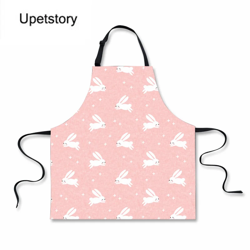 

Upetstory Rabbit Cute Apron Restaurant Chefs Aprons for Baking Home/Picnic Casual Bibs Women Cooking Cleaning Aprons Adjustable