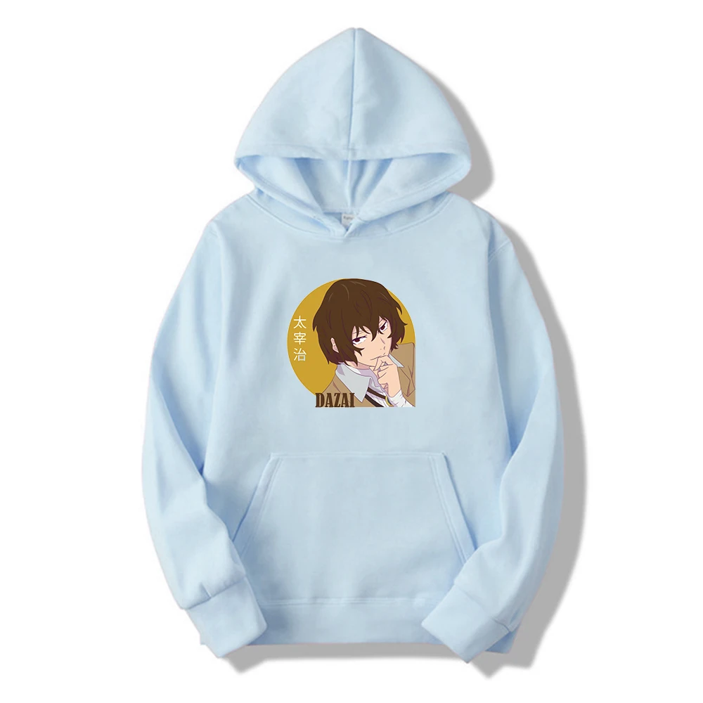 

fall bungou stray dogs Anime print Hoodie student casual basic Kpop Oversized Streetwear Sudadera Mujer korea style Sweatshirt