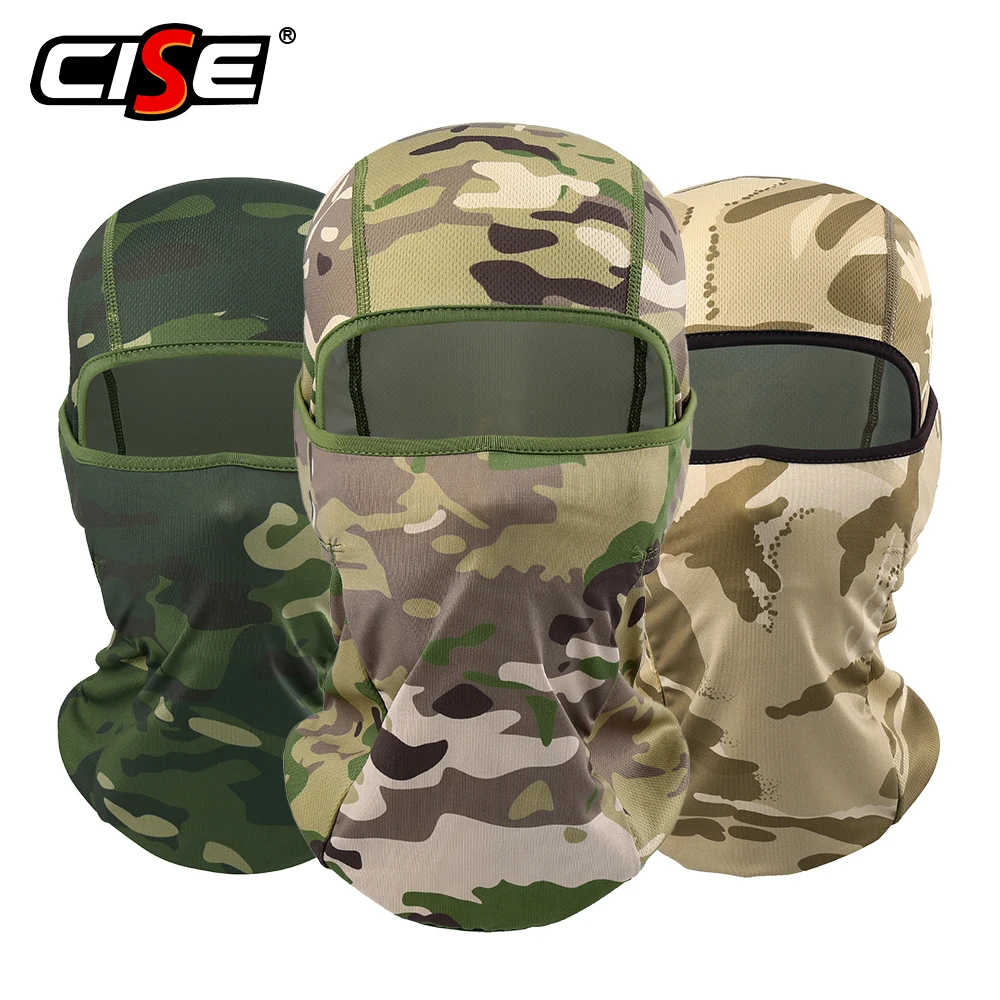 Тактическая камуфляжная Балаклава кепка мотоциклетная маска для лица Защитная