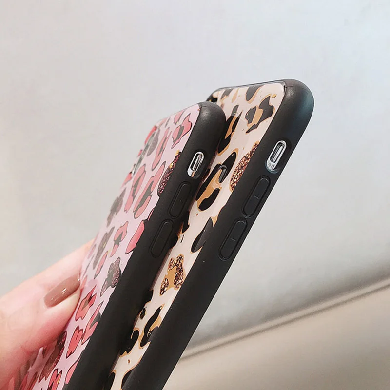 Чехол для телефона с леопардовым принтом чехол Iphone XS Max XR X 8 7 6 6S Plus 11 Pro роскошный