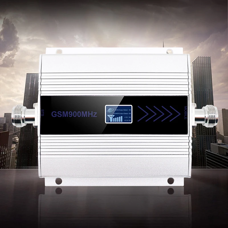 Led Display Gsm 900 Mhz Repeater 2G 3G 4G Celular Mobile Phone Signal Booster 900Mhz Amplifier + Yagi Antenna | Электроника