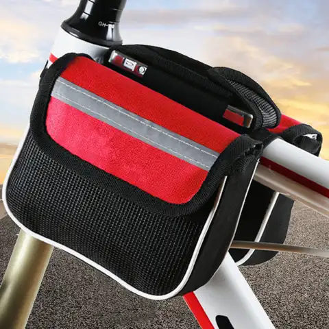 Велосипедная Передняя сумка, универсальная сумка для горного велосипеда, женская сумка, сумка на верхнюю трубу, седло, задняя Сумка, велосип...