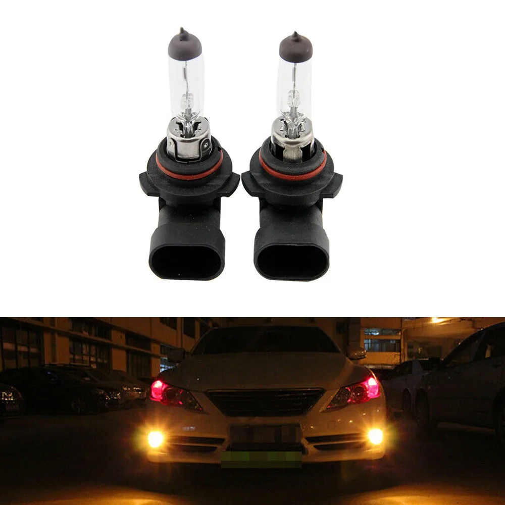 

2x Amber Yellow 9145 H10 9005 Car Truck Fog Lights Driving Lamp Halogen Bulbs