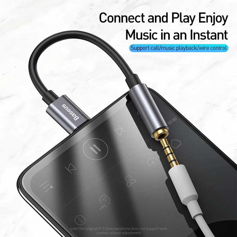 Baseus usb type C до 3,5 мм разъем OTG адаптер USB-C type-C до 3,5 мм наушников аудио Aux кабель для huawei Xiaomi Mi 9 8 Oneplus 7