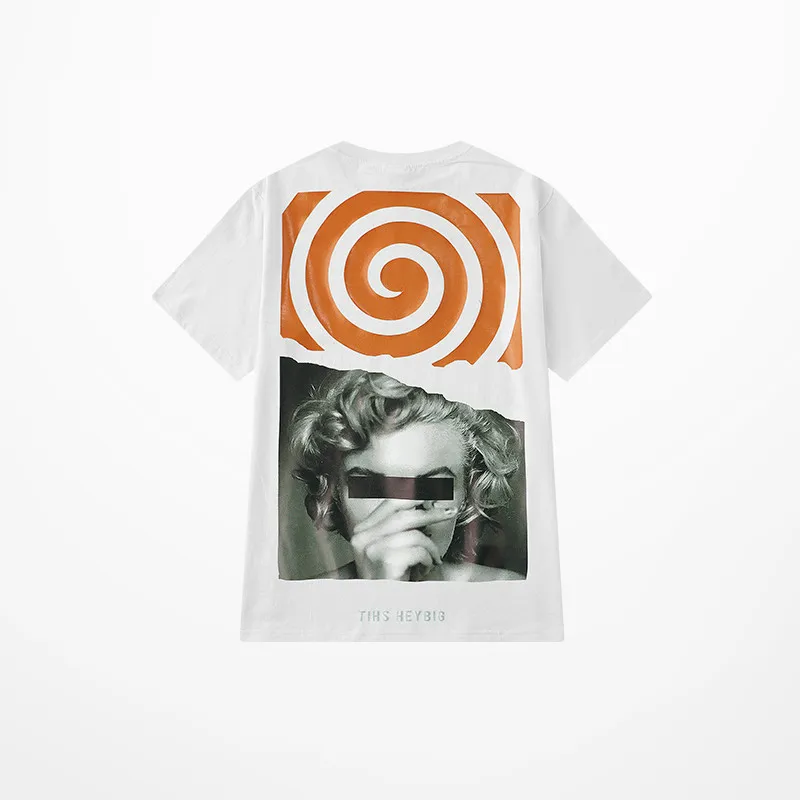 

New Fashion Funny Print T Shirt Men Ins Style Funny 100% Cotton T Shirts Men And Women Over Size Rock Punk Short Sleeve Tee