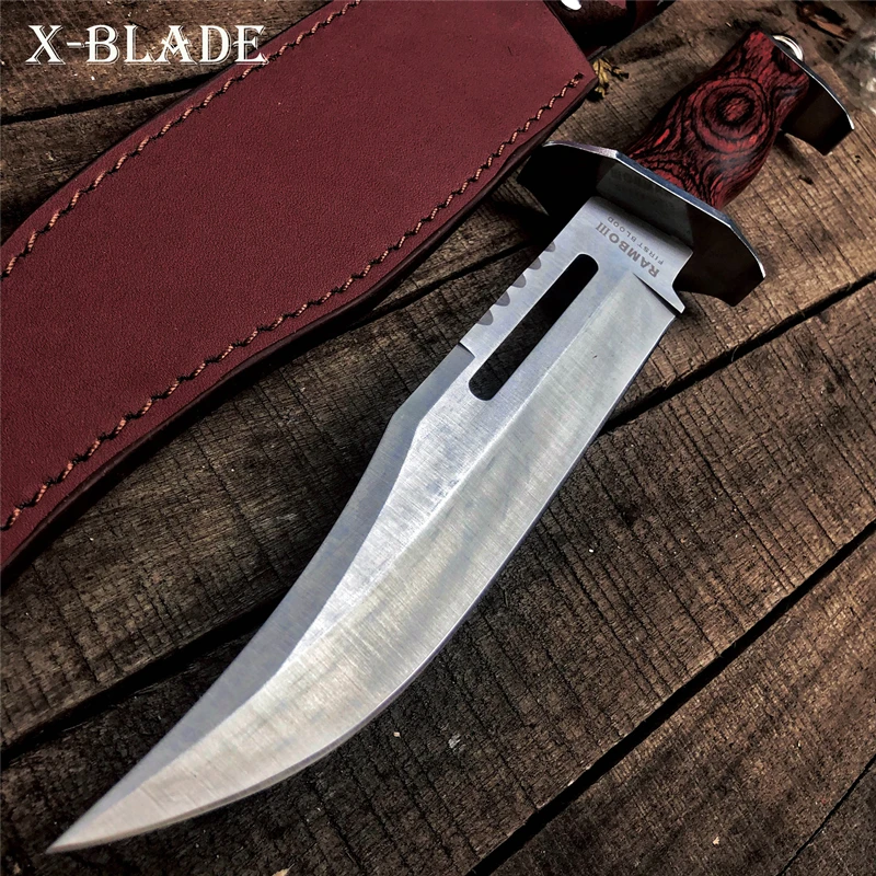 Тактическая охотничья Ножи на открытом воздухе Выживание фиксированный нож с