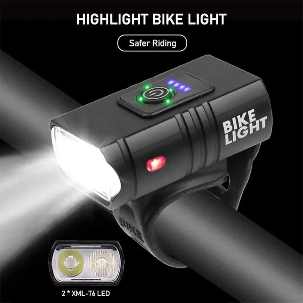 

Bicycle Light Aluminum Alloy T6 Charged Electricity Display High-bright Near And Far Beam Mountain Bike Warning Light