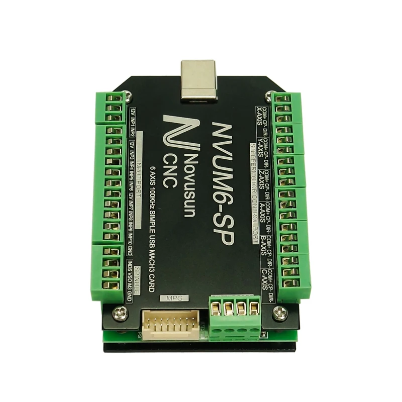 Плата управления движением с ЧПУ NVUM 3 4 5 6 Axis Mach3 USB Breakout Board для гравировального