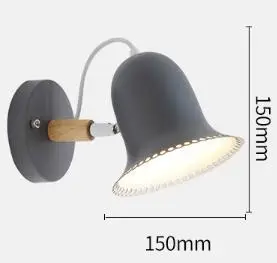 Макарон блеск Настенные светильники Современный простой современный креативный