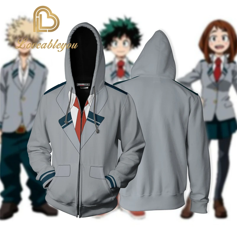 Аниме Boku без герой haku Bakugou Katsuki OCHACO URARAKA Косплэй костюм мой Академии школьная