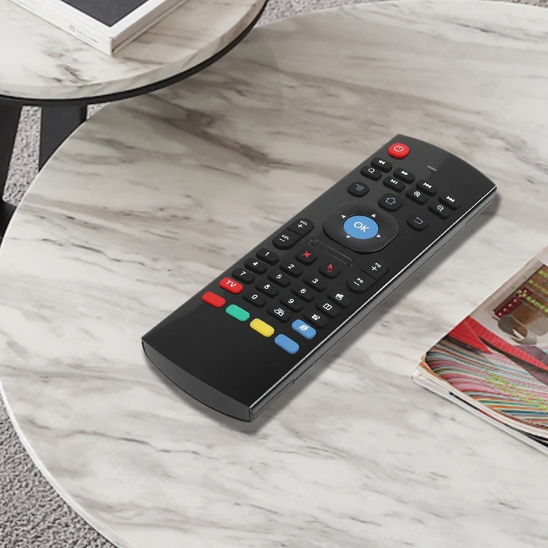 MX3 Portable 2.4G Wireless Remote Control Keyboard Controller Air Mouse for Smart TV Android box mini PC HTPC black | Электроника
