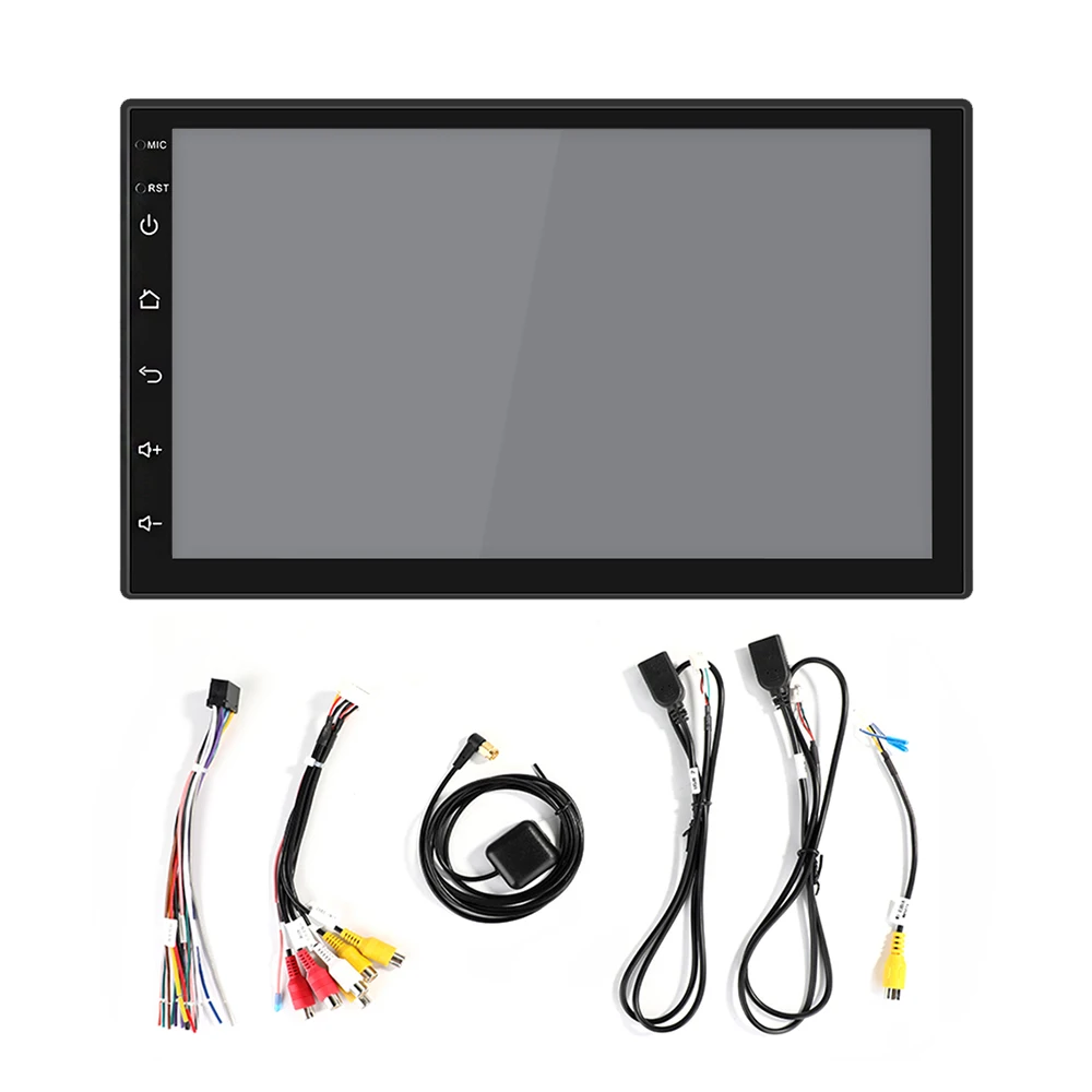 

2din Car Radio Android 8 Universal GPS Navigation Bluetooth 2.5D Touch Split Screen Wifi Car Audio Stereo FM USB Car Multimedia