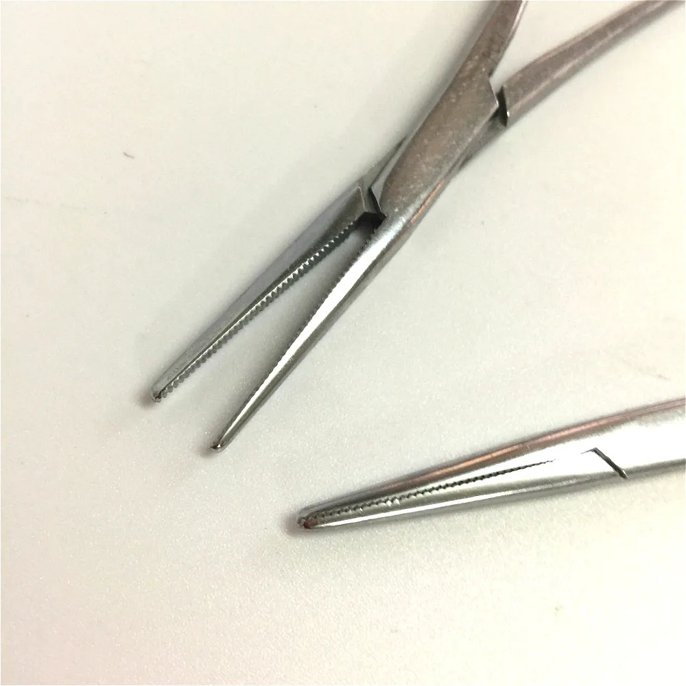 Hemostec щипцы с прямой головкой медицинский инструмент из нержавеющей стали 18 см