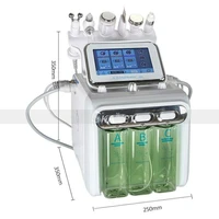 2020 new 6 in 1 face pore cleaning hydra dermabrasion rf lifting skin care tools with ce approved