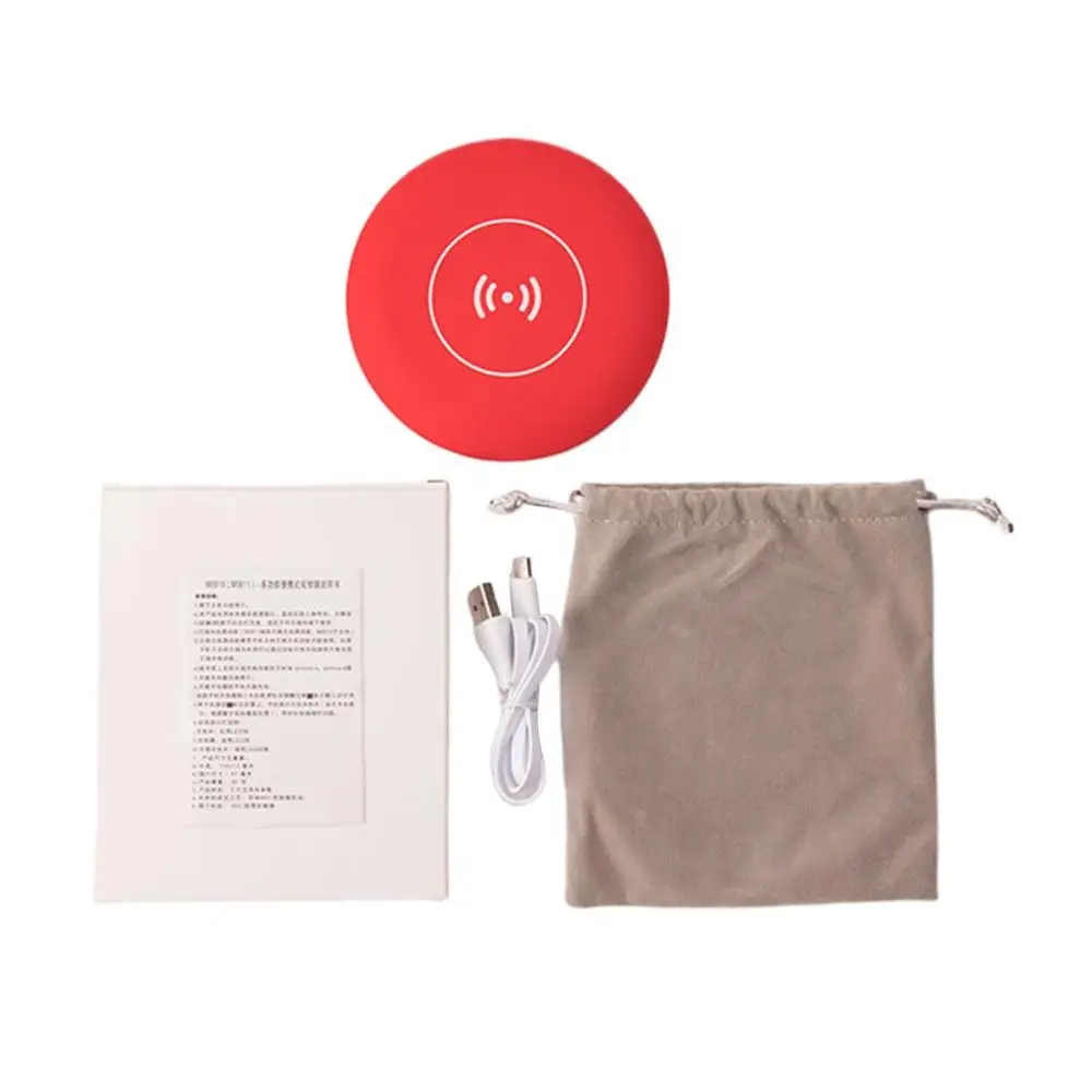 Светодиодный мини-круговое компактное зеркальце для макияжа с подсветкой