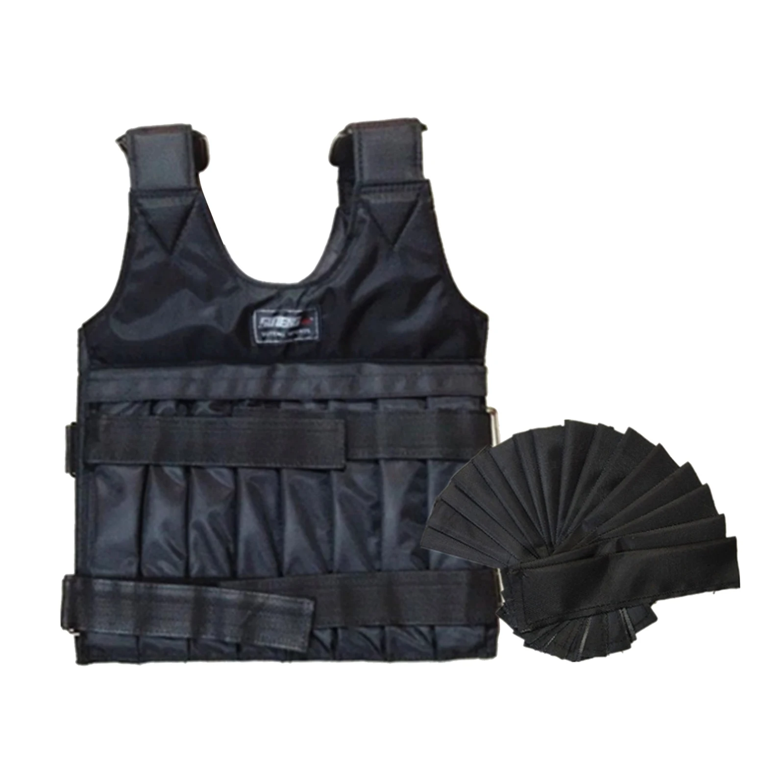 20KG Weighted Vest For Boxing Weight Training Workout Fitness Gym Equipment Adjustable Waistcoat Jacket Sand Clothing