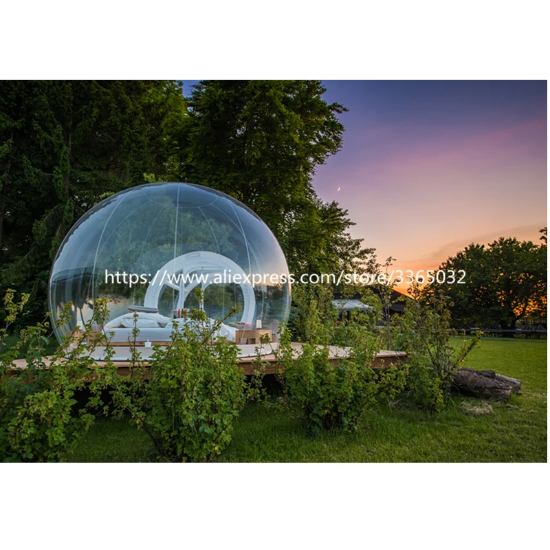 Горячая надувной пузырь палатка дом большой надувной Igloo палатка для наружного кемпинга