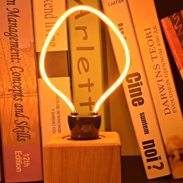 Soft Edison H Ретро светодиодный светильник Эдисона 220 В, светодиодный мягкая нить, лампа E27, теплый белый светодиодный светильник, лампа для дома, лампа для промышленного украшения - Цвет: Soft Edison H