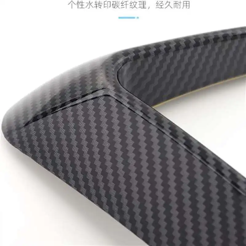 Блестящая передняя противотуманная фара из углеродного волокна для бровей ветра