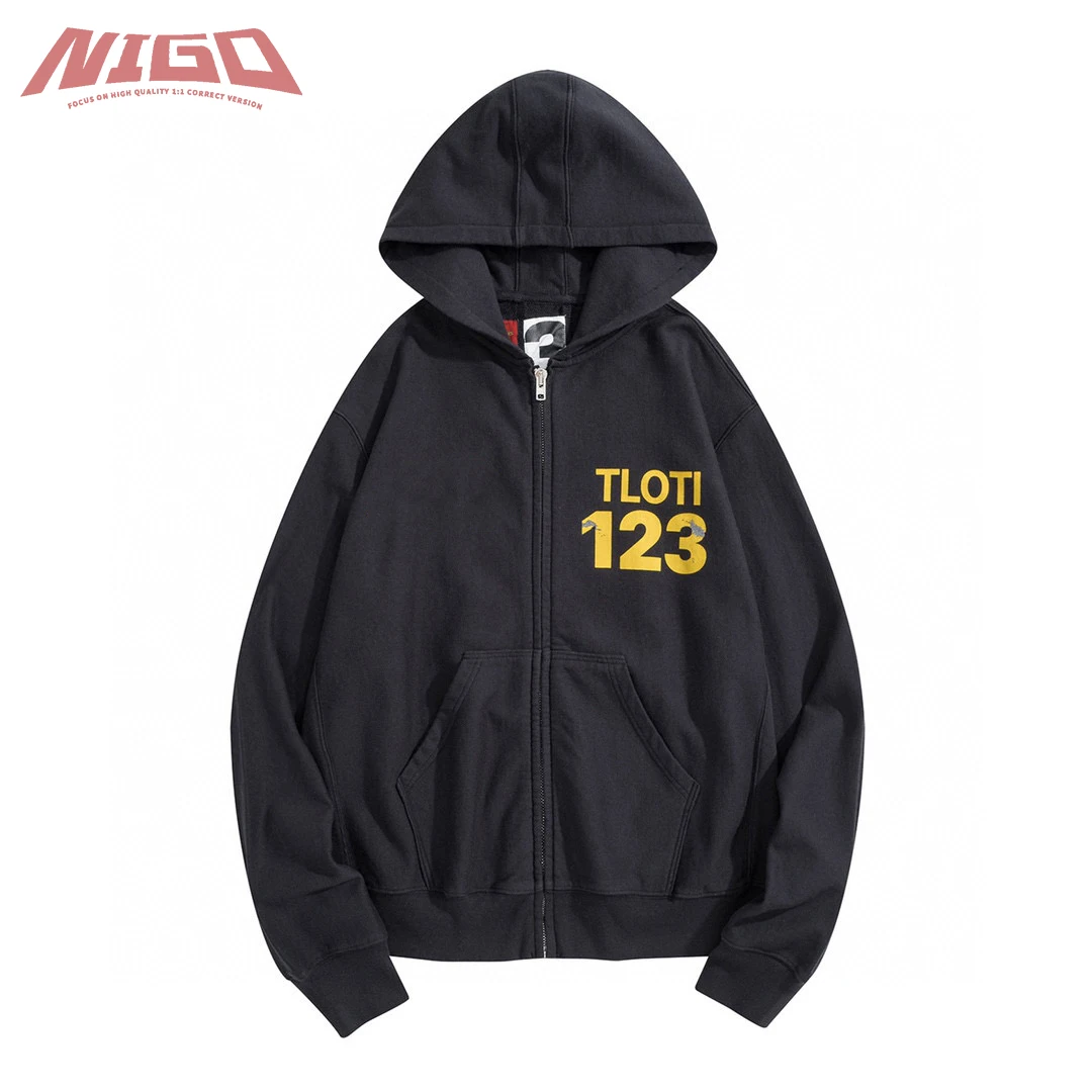 

NIGO 21FW RR свитер с капюшоном на молнии # nigo3559