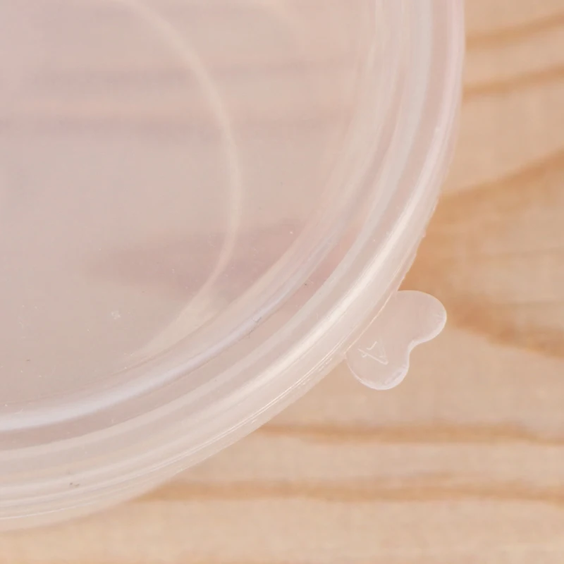 15g/20g 10PCS Slime Box Plastic Transparent Slime Containers Storage Organizer Box With Lids For Fluffy Clear Slime Mud