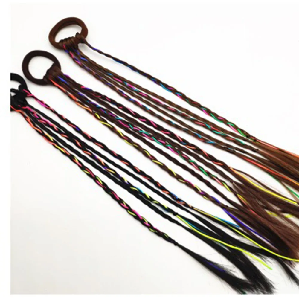 1 шт. Женская резинка для волос плетеная повязка в богемном стиле Детская