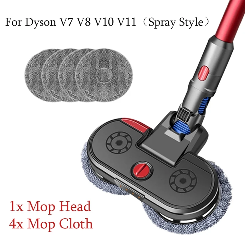 

Насадка для пылесоса Dyson V7 V8 V10 V11, 1 шт. + 4 шт. ткани, аксессуары для уборки дома