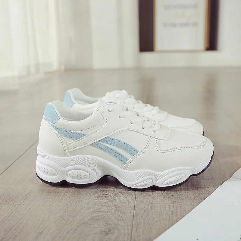 

Sports shoes women's 2021 spring new Korean version Harajuku small white shoes thick soled daddy shoes casual board shoes