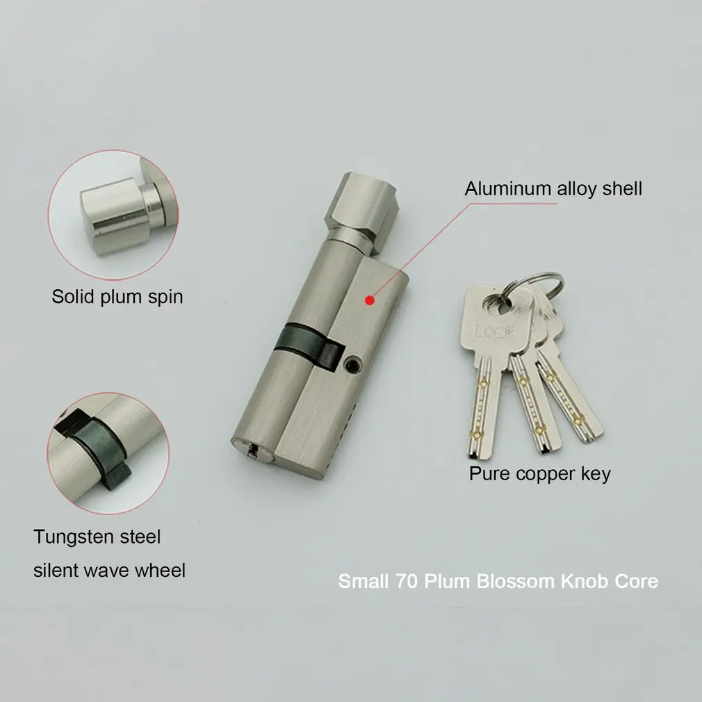 Простая дверная ручка цилиндр передняя и задняя защелка Домашняя безопасность с