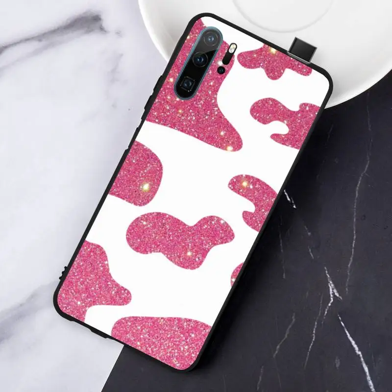 

Cows bling fashion cartoon Phone Case For Huawei honor Mate P 10 20 30 40 Pro 10i 9 10 20 8 x Lite