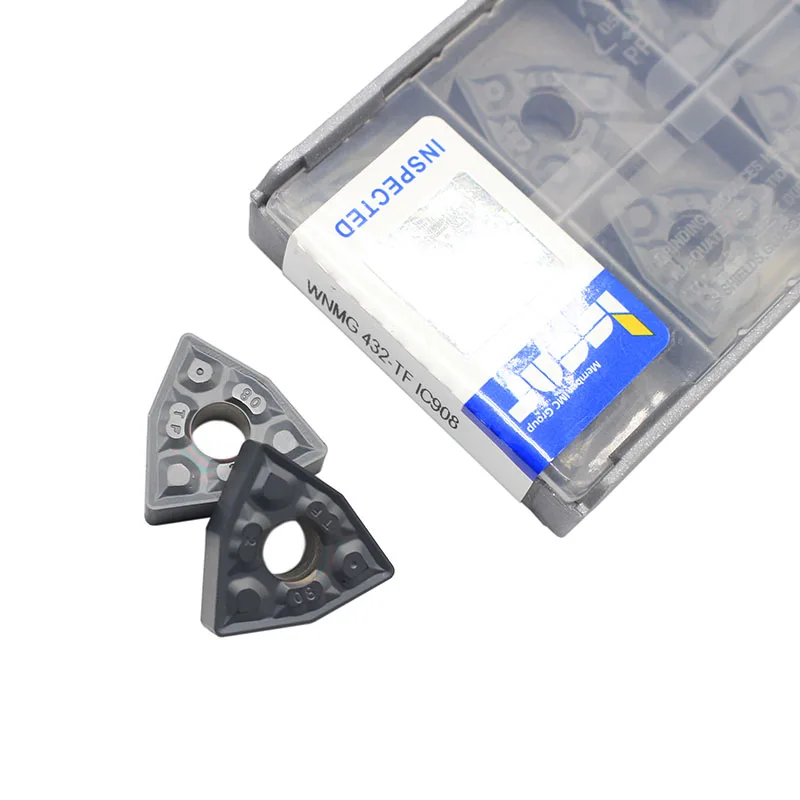 20 шт. WNMG080408 TF IC908 внешние токарные инструменты карбидная вставка токарный станок