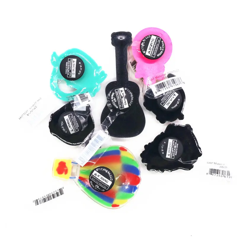 Original 1pcs Lollipop Shoe Croc Charms Chick Guitar Hot-air balloon PVC Shoe Decoration Accessories JIBZ fit Kids Party Gifts